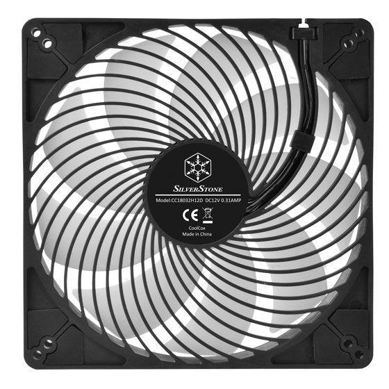 Silverstone Air Penetrator 184i Argb, Ventilador 180mm Y Alto Rendimiento Iluminación Argb Sst-Ap184i-Argb