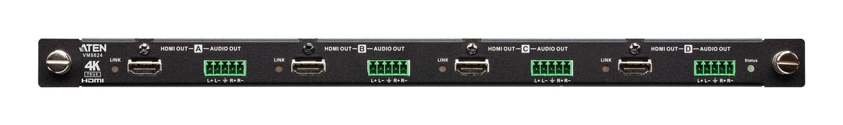 Tarjeta De Salida Hdmi True 4k De 4 Puertos Con Escalador