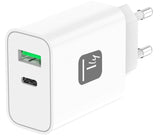 Techly Ipw-Usb-30wacg Cargador De Dispositivo Móvil Universal Blanco Corriente Alterna Carga Rápida Interior