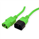 EAN 7630049617681 - ROLINE 19.08.1534 cable de transmisión Verde 3 m IEC 320 imagen 2