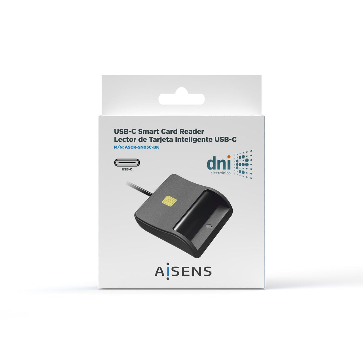EAN 8436574706291 - AISENS ASCR-SN03C-BK lector de control de acceso Lector USB de control de acceso imagen 6
