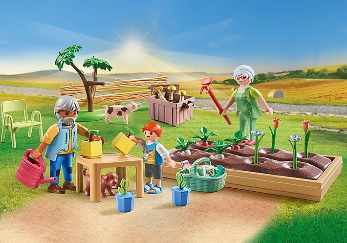 Playmobil 71443 Campo Huerto Idílico En Casa De Los Abuelos