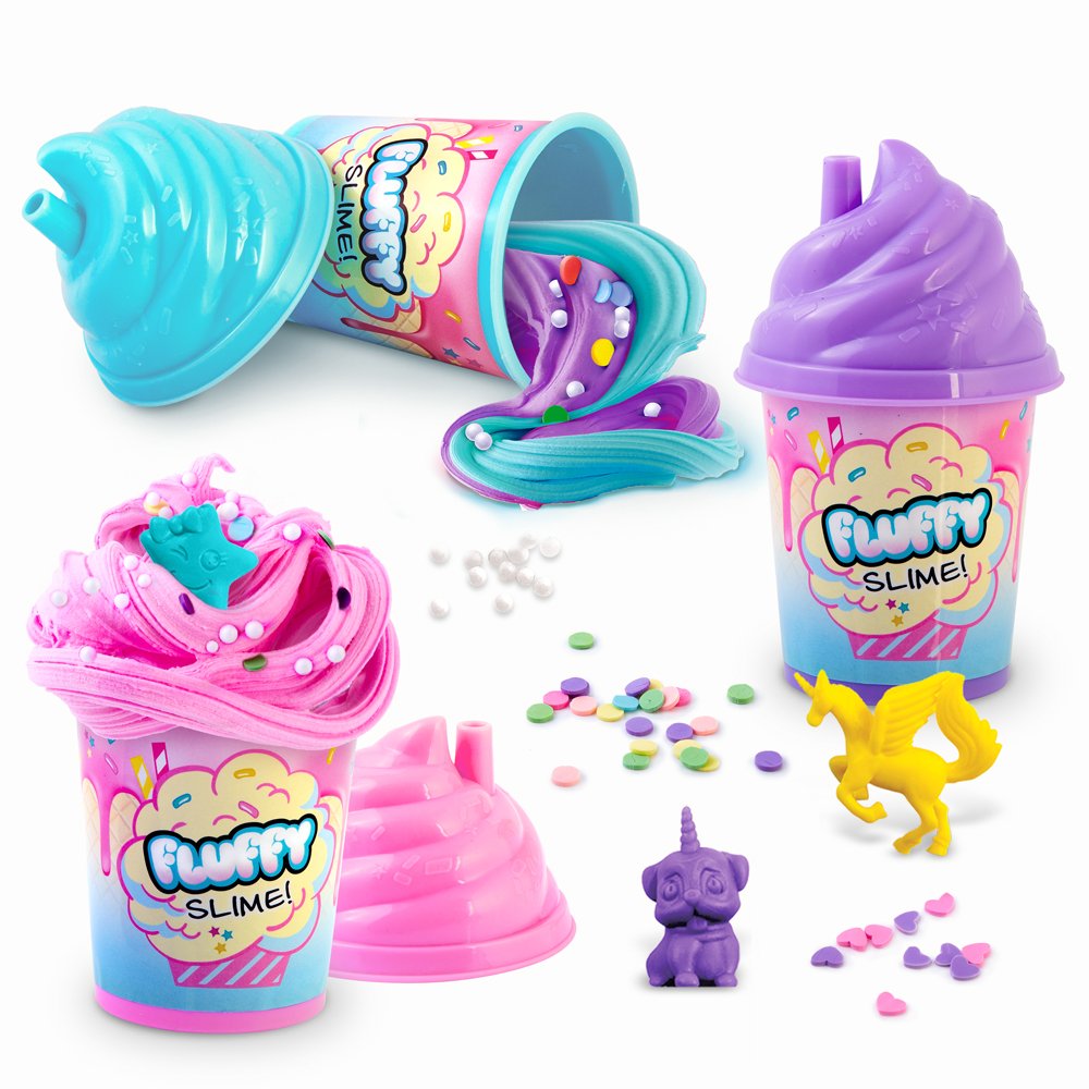 Set 3 Botes Esponjoso Slime Diy