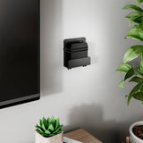 Aisens Soporte Universal De Pared Para Mini Pc, Router, Negro