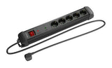 EAN 5901969439809 - Lanberg SP1-05F-0150-BK base múltiple 1,5 m 5 salidas AC Interior Negro imagen 2