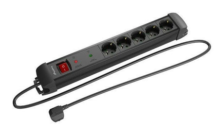 EAN 5901969439809 - Lanberg SP1-05F-0150-BK base múltiple 1,5 m 5 salidas AC Interior Negro imagen 2