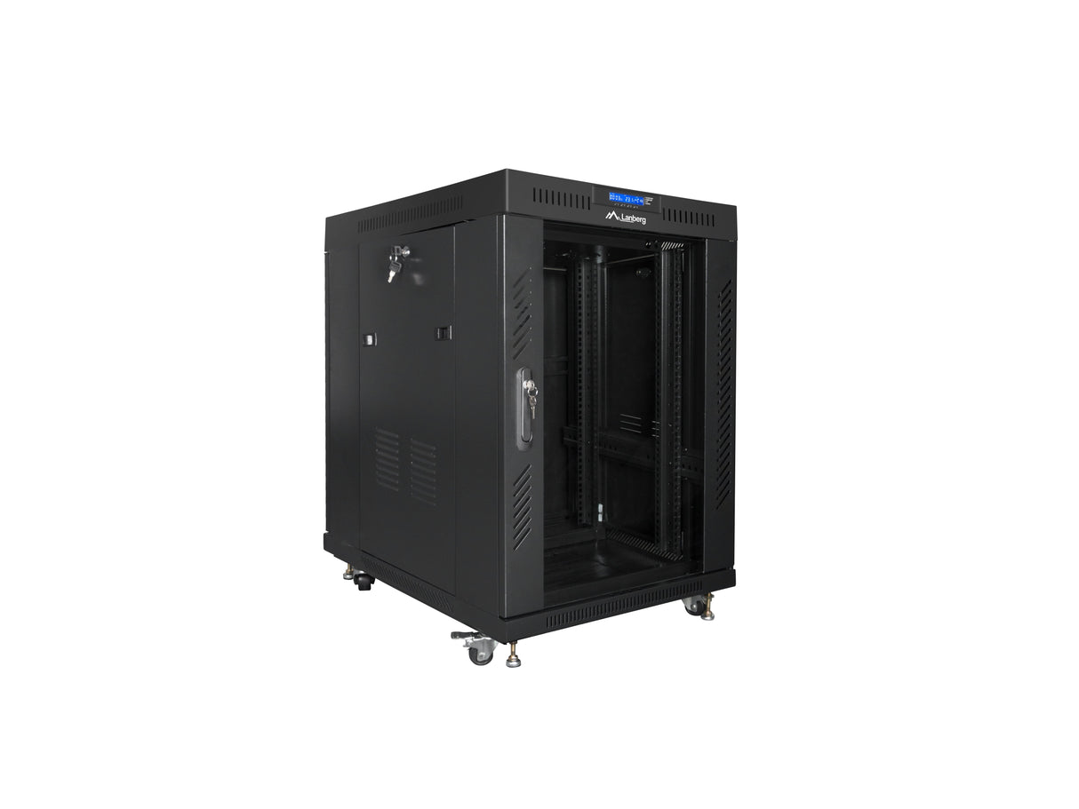 EAN 5901969433883 - Lanberg FF01-8015-12BL armario rack 15U Rack o bastidor independiente Negro imagen 2