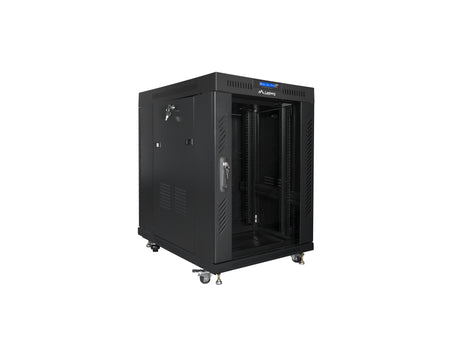 EAN 5901969433883 - Lanberg FF01-8015-12BL armario rack 15U Rack o bastidor independiente Negro imagen 2