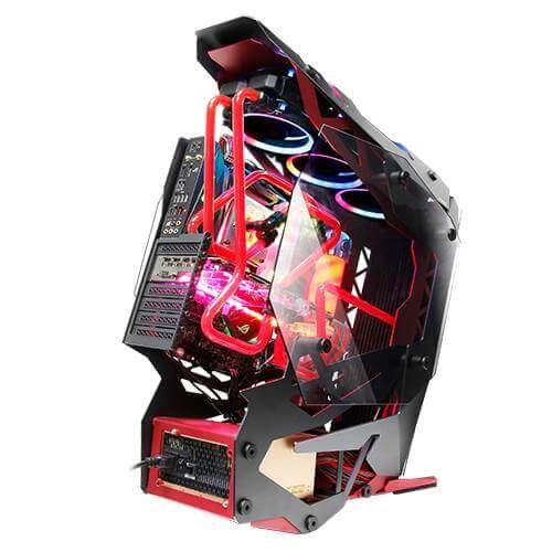 Caja Pc Antec E-Atx Torque Usb3.1 Negro/Rojo