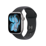 Apple Watch Series 11 (2025) Gps 42mm Space Gray Alu Case, Black Sport Band S/M Eu Meqw4