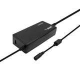 EAN 8436574707120 - AISENS ASLC-90WAUTO-BK adaptador e inversor de corriente Interior 90 W Negro imagen 2
