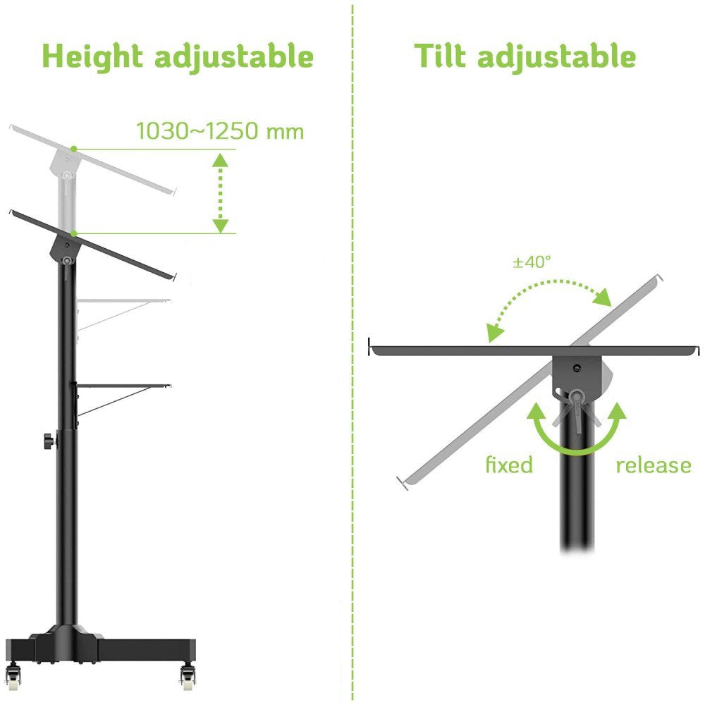 Techly Ica-Tb Tpm-1bk Soporte Para Ordenador Portátil Negro