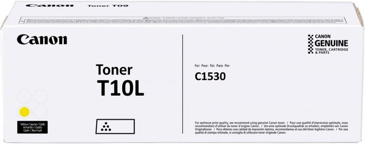 Canon Toner T10l For I-Sensys Xc 1500/1530/1533 /1538 / Ir C 1500/1530/1533/1538 / Imagerunner C1500 Yellow 4802c001