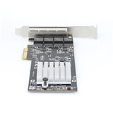 Startech.Com Tarjeta Pci Express De Red Ethernet 4 Puertos Nbase-T 2,5g - Nic I225-V - Tarjeta De Red De 4 Puertos Para Ordenador De Sobremesa - Tarjeta Pcie De Red Lan