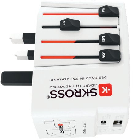 Skross World Usb Charger Ac45pd Incl. Usb-C Cable Blanco