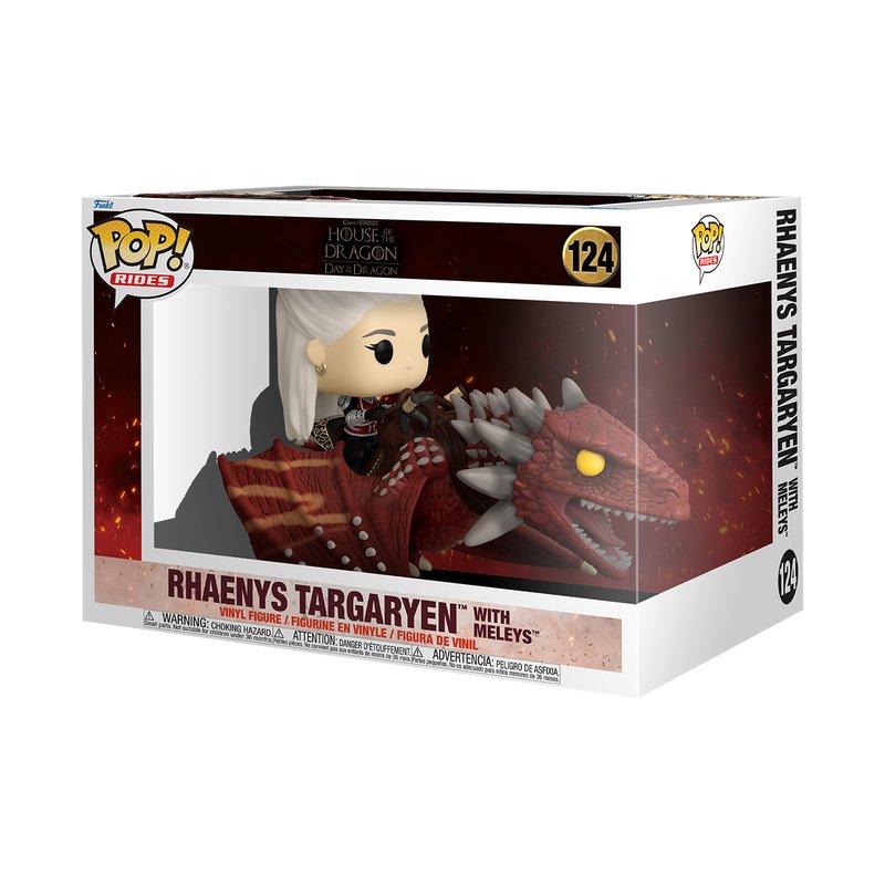 Figura Pop Rides Deluxe Game Of Thrones House Of The Dragon Rhaenys Targaryen With Meleys