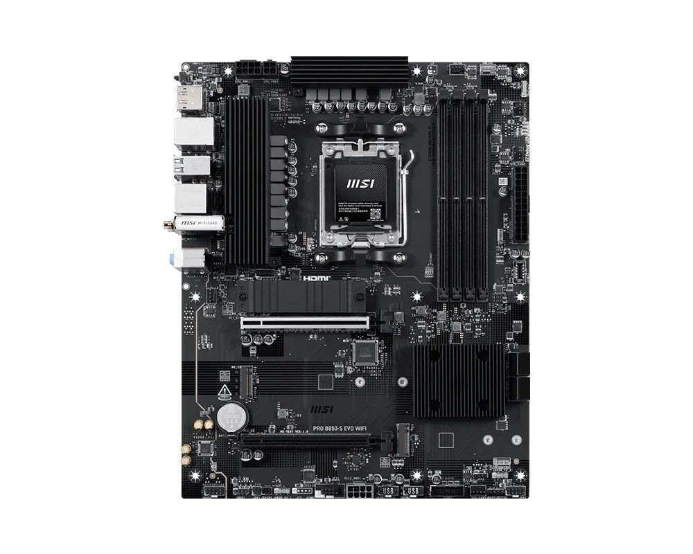 Placa Base Msi Pro B850-S Evo Wifi Ddr5 Am5 7e97-001r Retail