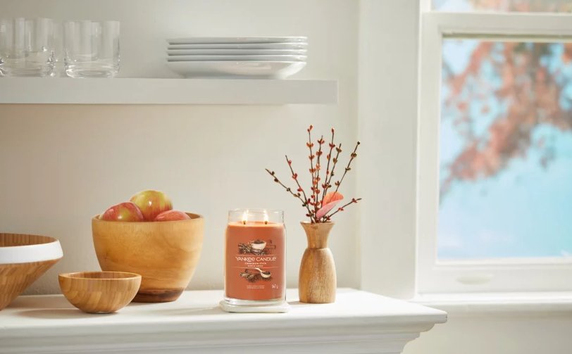 Yankee Candle Signature Cinnamon Stick Swieca Duza 567g