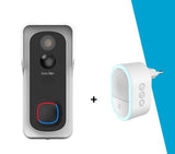 Bea-Fon Visitor 2v-Set Blanco Videotürklingel Inkl. Glocke Modell Chime 2