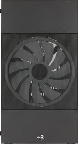 Caja Pc Aerocool Atomic Lite V1 Mini-Tower, Frgb, Vidrio Templado - Negro