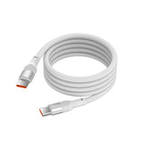 Cable Ultrarrápido Usb Tipo C A Usb Tipo C - 1 M · Magnético · Blanco