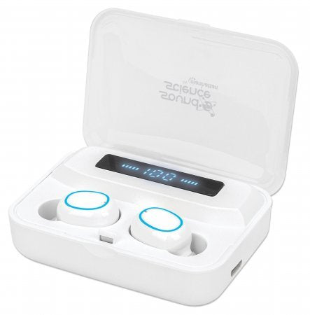 Manhattan Auriculares Inalámbricos In-Ear Bluetooth Blanco