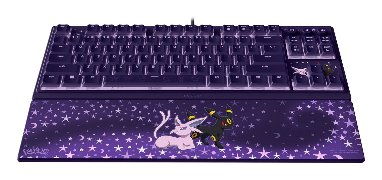 Razer Ornata V3 Tenkeyless  Espeon & Umbreon Edition Teclado Juego Usb Púrpura