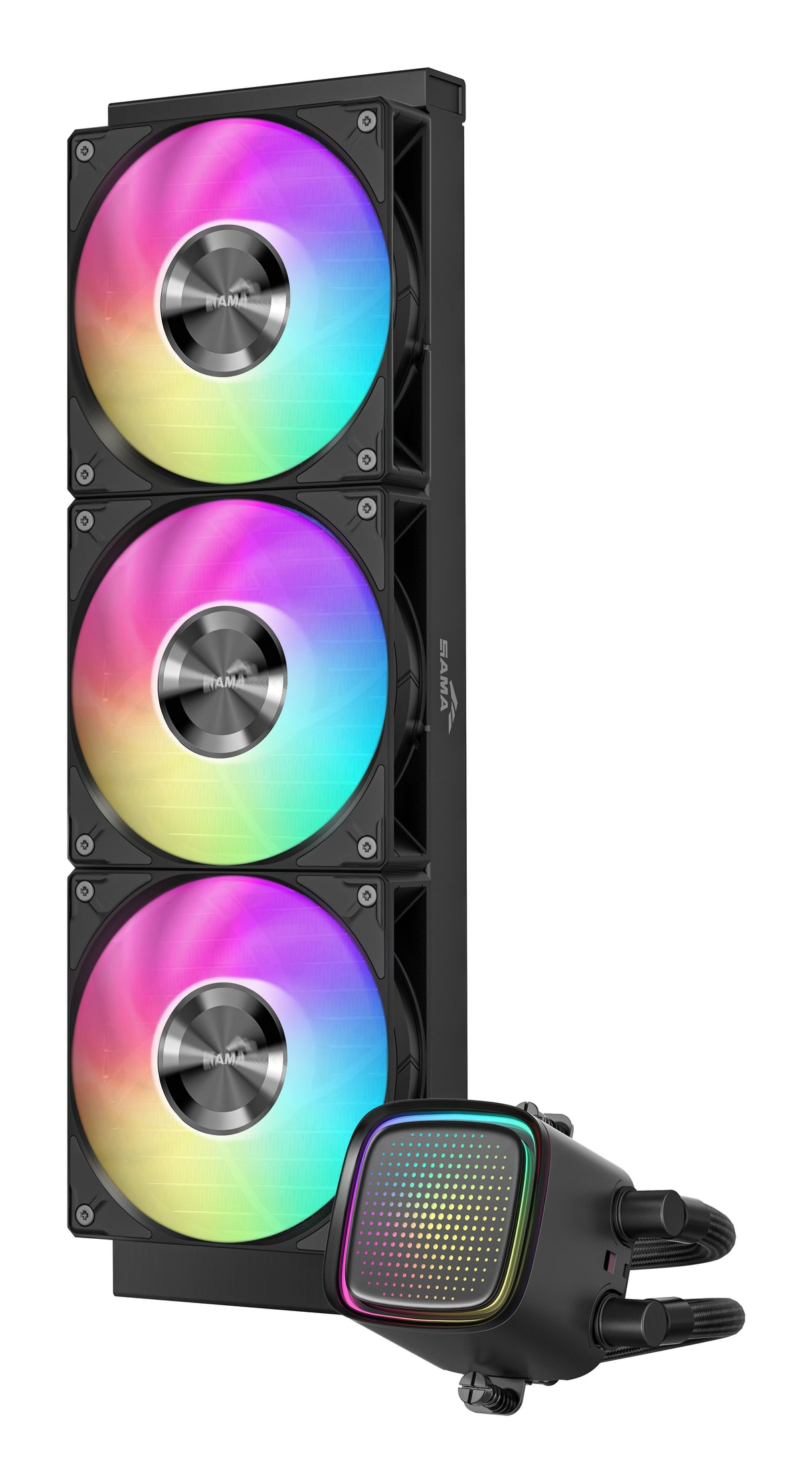 Sama L50 360 Wasserkã¼hlung Argb Infinity Mirror Black Retail