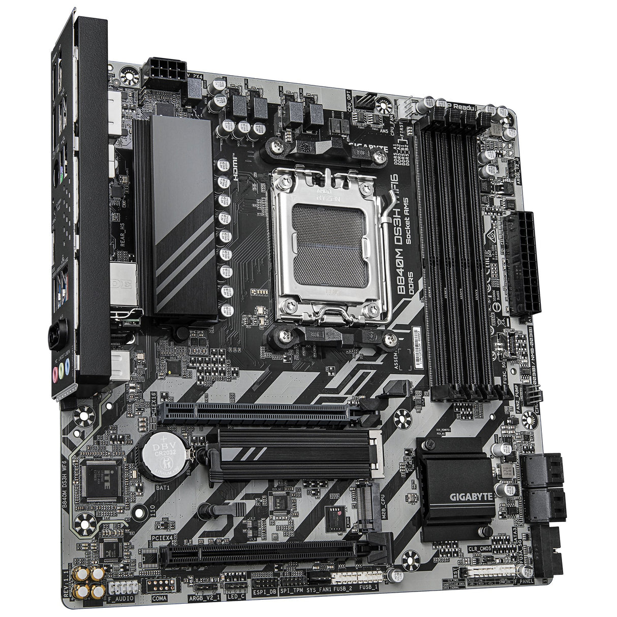 EAN 4719331874667 - GIGABYTE B840M DS3H WIFI6 AMD B840 Zócalo AM5 micro ATX imagen 3