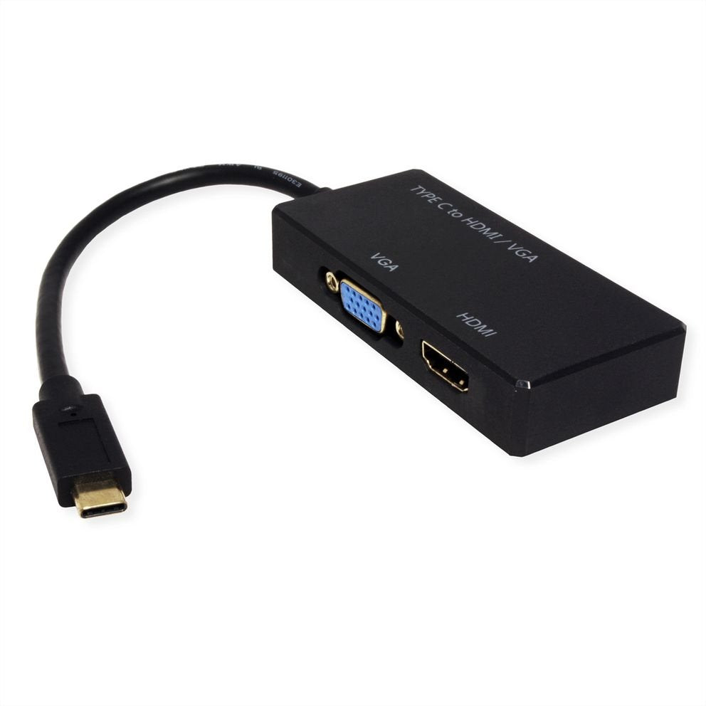 Value Display Adapter Usb Typ C - Vga   Hdmi