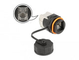 Delock 86698 Conector De Cable Rj45 Hembra A Cat.6a Lsa Con Tapa Protectora A Prueba De Agua