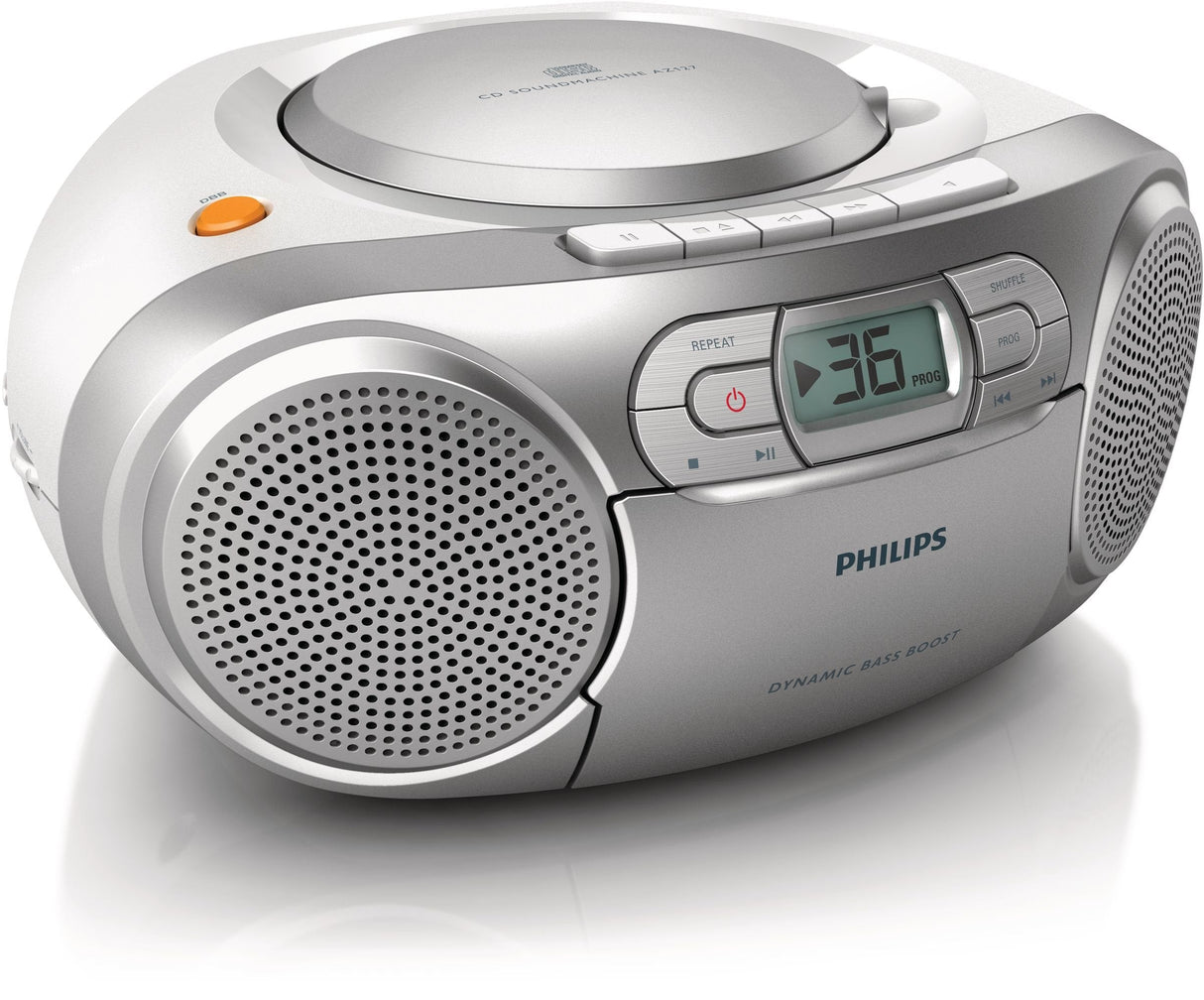 EAN 8712581660192 - Philips AZ127/12 reproductor de CD Reproductor de CD portátil Gris imagen 2