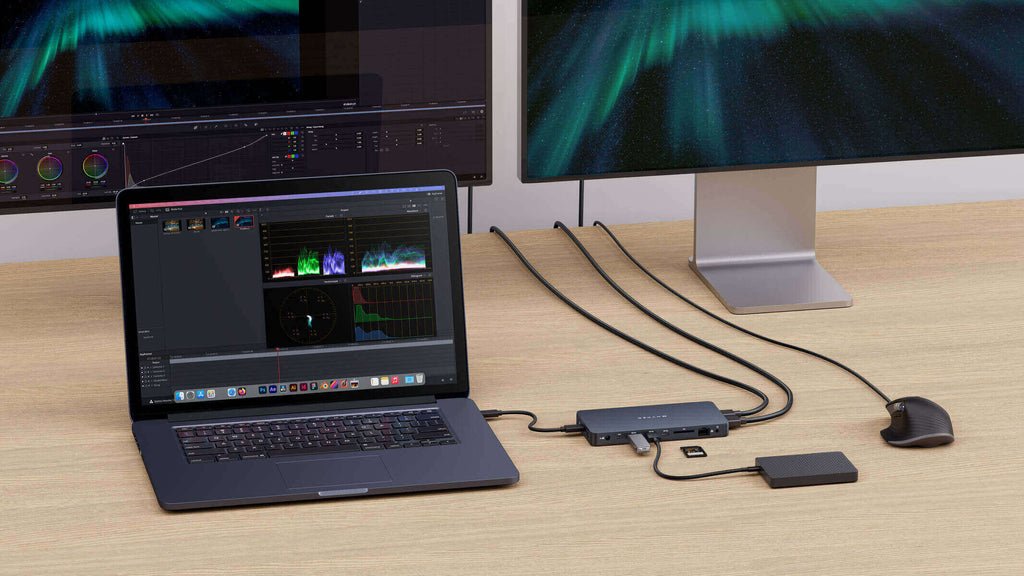 Docking Targus Hyperdrive Next Alámbrico Usb 3.2 Gen 2 (3.1 Gen 2) Type-C Azul