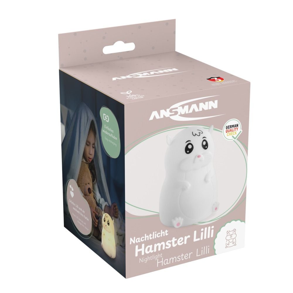 Ansmann Mobiles Nachtlicht Hamster Lilli