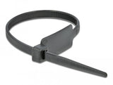 Delock Cablebinder Mit Beschriftungsfeld L 300 X B 4,8 Mm Schwarz 10 Stück