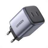Cargador Doble Usb-C Pd Ugreen Nexode 45w (25w+20w)