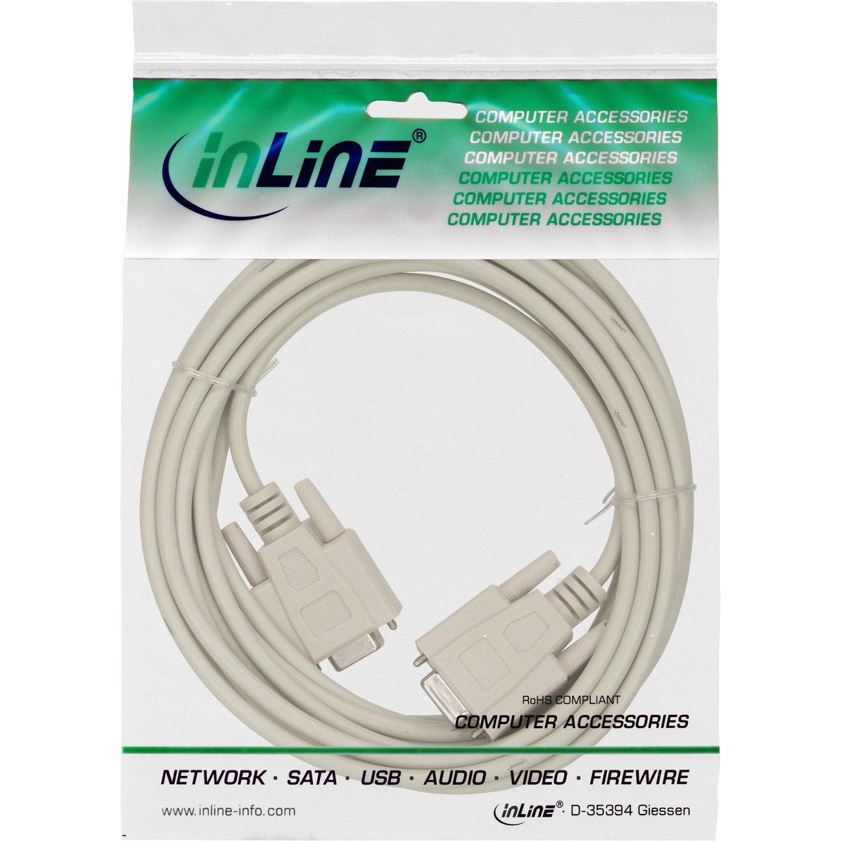 Cable Null Modem Inline Db9 Hembra A Hembra 3m