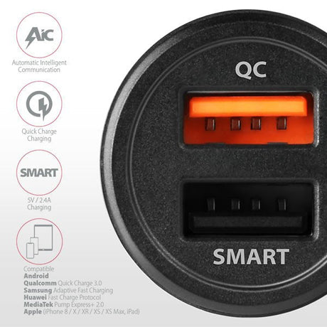 EAN 8595247904034 - Axagon PWC-QC5 cargador de dispositivo móvil Teléfono móvil, Smartphone, Tableta, Universal Negro Encende imagen 8
