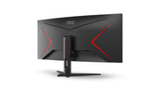 Monitor  Aoc G2 Cu34g2xe/Bk  [34] 3440 X 1440 Pixeles Negro, Rojo