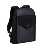 Mochila Riva Canvas Urban Para Portátil (14")  Negro 8524