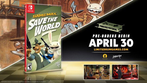 Juego Sam  And  Max Save The World (104) Switch