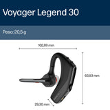 EAN 5715328135826 - HP Poly Voyager Legend 30 Headset Inalámbrico Dentro de oído Llamadas/Música Bluetooth Negro imagen 3