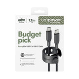 EAN 5715685027611 - PanzerGlass empower by ® Racing 60W USB-C to USB-C Cable | USB 2.0 | 1.2M | Space Black cable USB Negro imagen 3