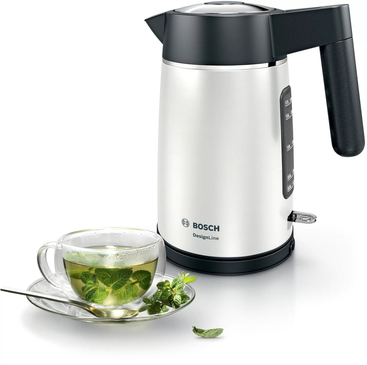 EAN 4242005276493 - Bosch DesignLine tetera eléctrica 1,7 L 2400 W Negro, Plata imagen 14