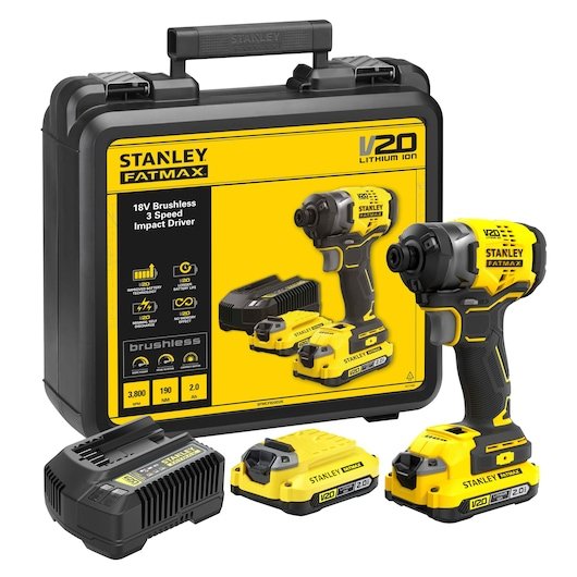 Atornillador De Impacto Stanley Sfmcf820d2k-Qw