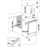 EAN 8003437054556 - Whirlpool WBUFZ011 Congelador vertical Bajo encimera 91 L imagen 4