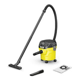 EAN 4054278656328 - Kärcher 1.628-401.0 extractor de polvo Negro, Amarillo 12 L 1000 W imagen 1