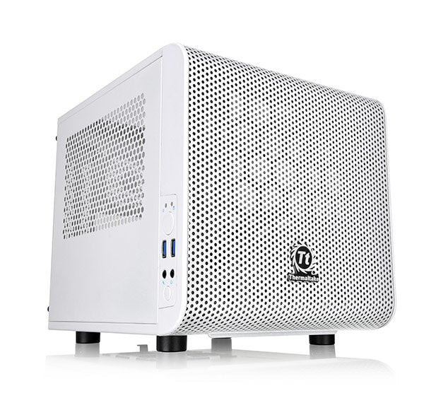 Caja Pc Thermaltake Minitorre Mini Itx Core V1 Blanco Ca-1b8-00s6wn-01
