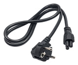 Akyga Cable De Alimentacion Para Portátil Ak-Nb-08c Clover Cu Cee 7 7 Iec C5 1m