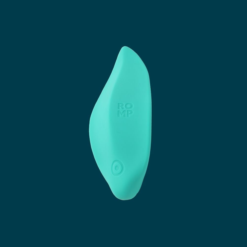 Romp - Wave Vibrador Estimulador De Clítoris Forma Ergonómica Verde Agua
